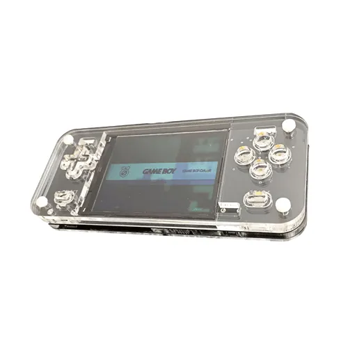 GameBoy Null by Ampersand: A Transparent White Handheld